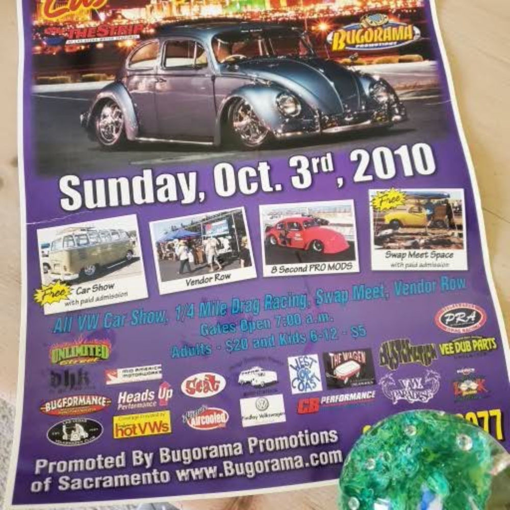 2010 BUGORAMA Las Vegas Nevada Poster Las Vegas Motor Speedway - Picture 4 of 4